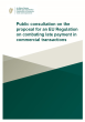 
            Image depicting item named Public consultation on the proposal for an EU regulation on combating late payment in commercial transactions