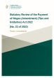 
            Image depicting item named Public consultation on the Payment of Wages (Amendment) (Tips and Gratuities) Act 2022