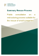 
            Image depicting item named Summary Rescue Process - Public consultation on a restructuring process suitable for the rescue of small companies