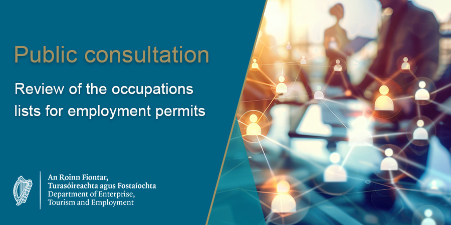 Description for Public consultation on review of the occupations lists for employment permits