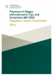
            Image depicting item named Regulatory Impact Assessment - Payment of Wages (Tips and Gratuities) Bill 2022