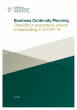 
            Image depicting item named Business Continuity Planning Checklist COVID-19