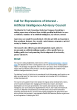 
            Image depicting item named Call for Expressions of Interest – AI Advisory Council