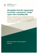 
            Image depicting item named Derogation from the requirement to provide a permanent refuge space when installing lifts