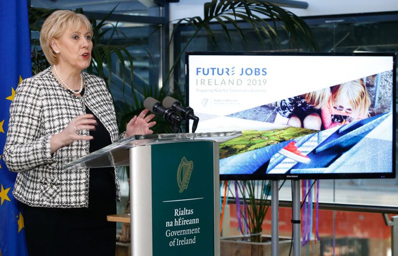 Minister Heather Humphreys at the launch of Future Jobs Ireland 2019 Minister Heather Humphreys at the launch of Future Jobs Ireland 2019
