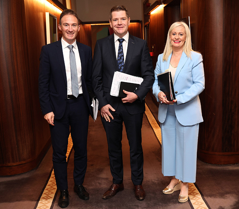 Budget 2026: Minister Burke with Ministers of State Dillon and Smyth Budget 2026: Minister Burke with Ministers of State Dillon and Smyth